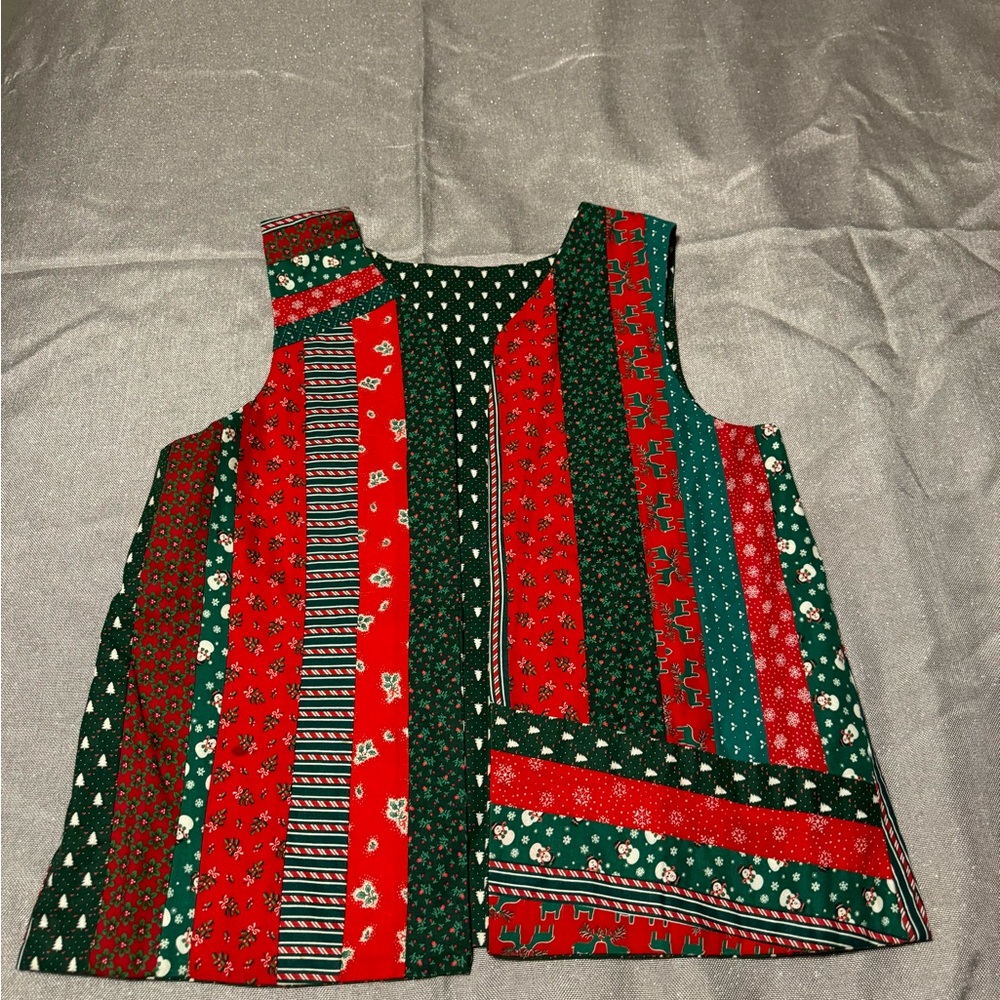 Festive Patchwork Vest - image 1